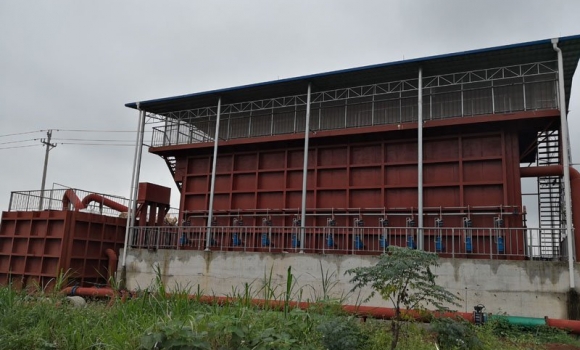 重力式一體化凈水系統，每小時400噸處理量